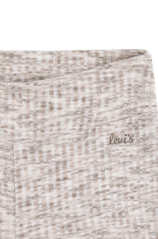 Dziewczynka Levi's spodnie dresowe dziecięce 4EJ129 beżowy