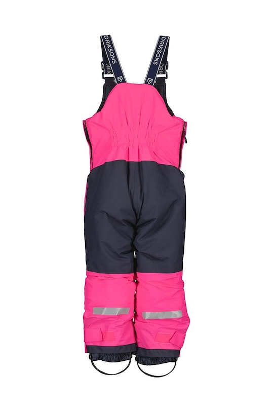 Dziewczynka Didriksons spodnie narciarskie dziecięce BJÄRVEN KD BIB PANT 504904 różowy