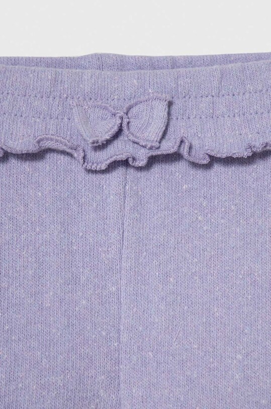 Fete United Colors of Benetton pantaloni de trening pentru bebeluși 35MWAF01G.W.SEASONAL violet