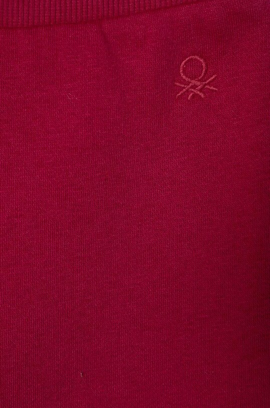 Fete United Colors of Benetton pantaloni de trening pentru copii 39M2GF01B.P.SEASONAL roz