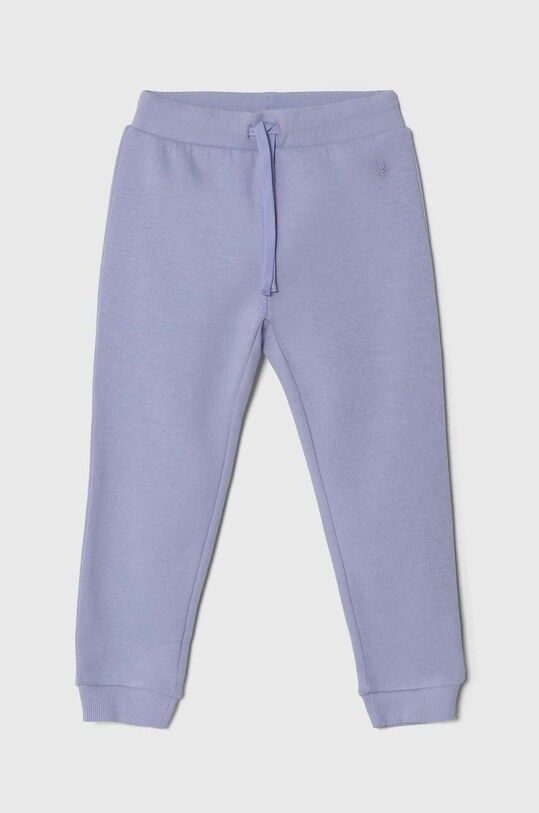 United Colors of Benetton spodnie dresowe dziecięce dzianina fioletowy 39M2GF01B.P.SEASONAL