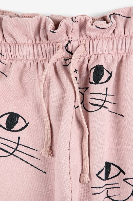 Bobo Choses spodnie dresowe bawełniane dziecięce różowy 223AC071