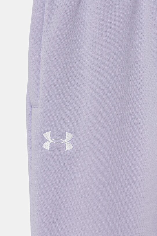 Dziewczynka Under Armour spodnie dresowe dziecięce UA Rival Fleece 1379525 fioletowy
