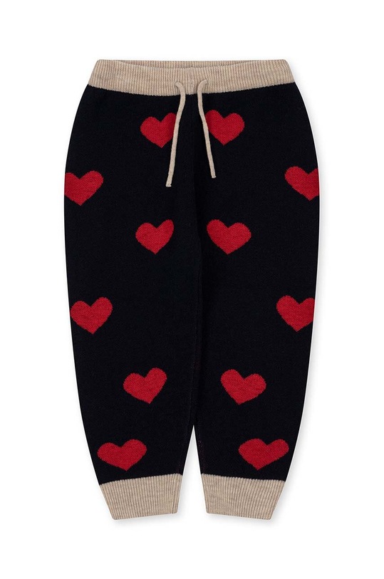 Детски памучен спортен панталон Konges Sløjd памук тъмносин KS6009