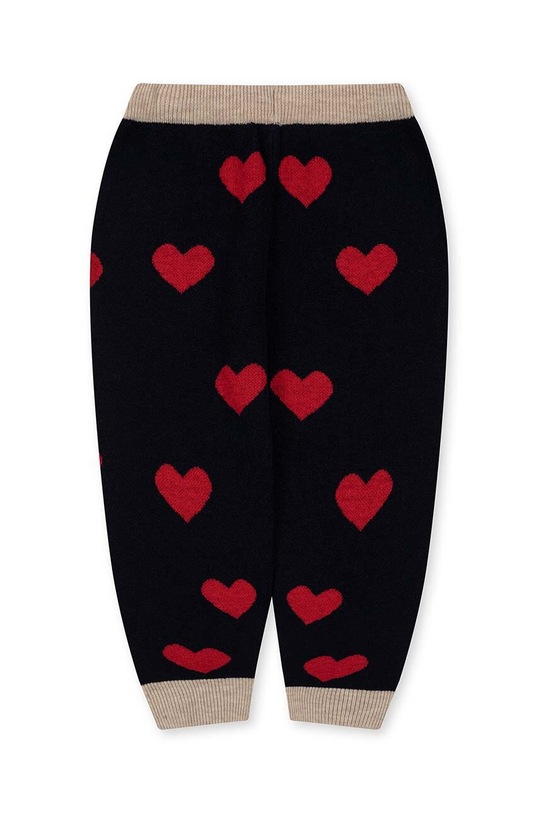 Детски памучен спортен панталон Konges Sløjd KS6009 тъмносин AW23