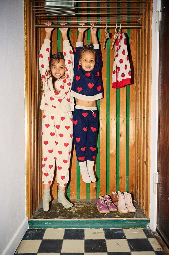 Детски памучен спортен панталон Konges Sløjd KS6009