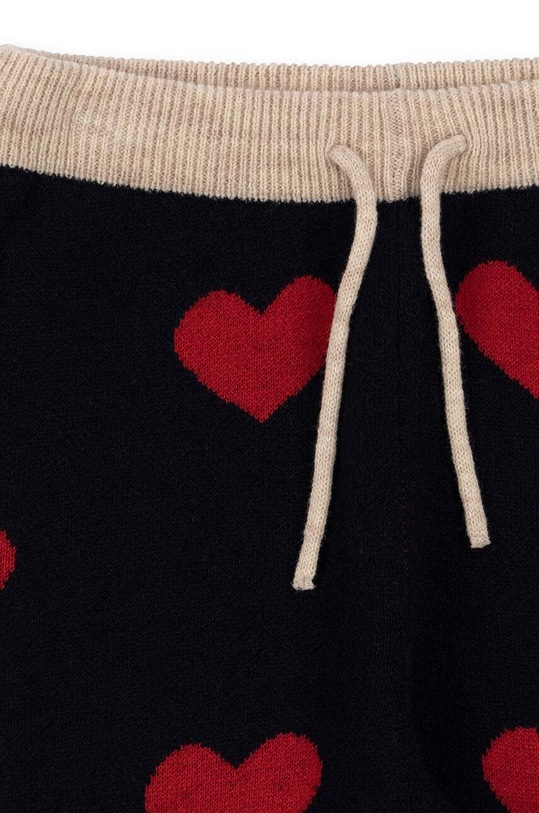 Момче Детски памучен спортен панталон Konges Sløjd KS6009 тъмносин