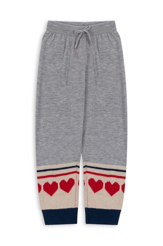 Dětské tepláky Konges Sløjd KS6043 šedá AW23
