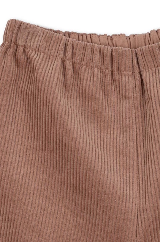 Детски памучен панталон Konges Sløjd бежов KS6136