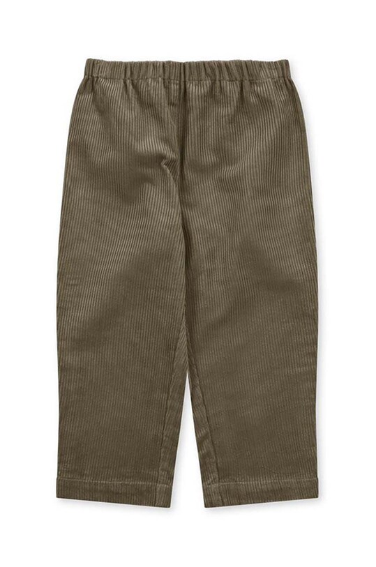 Konges Sløjd pantaloni de bumbac pentru copii bumbac verde KS6136
