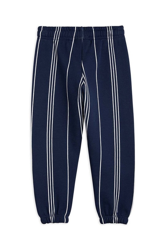Detské bavlnené tepláky Mini Rodini 2373012067 tmavomodrá AW23