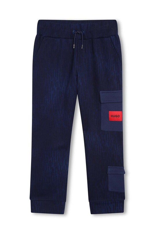 HUGO pantaloni de trening din bumbac pentru copii bumbac bleumarin G24131.102.108