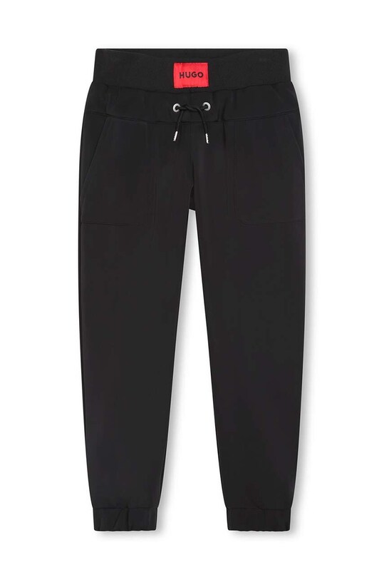 Detské tepláky HUGO G24133.102.108 čierna AW23