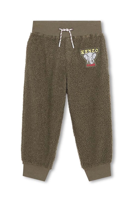 Detské tepláky Kenzo Kids pletenina zelená K24338.86.108