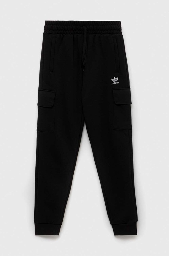 adidas Originals spodnie dresowe dziecięce dzianina czarny IL2487