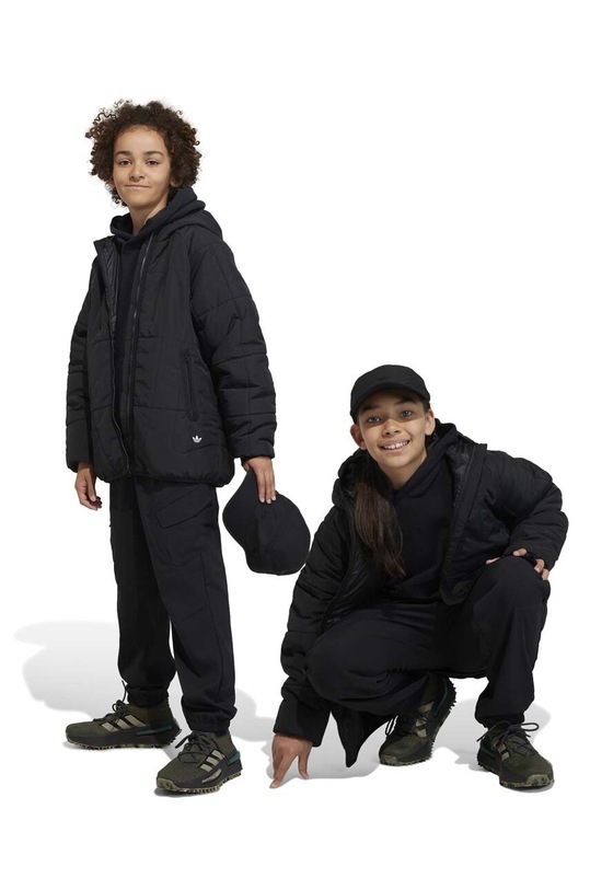 adidas Originals spodnie dziecięce z elastanem czarny IL5002