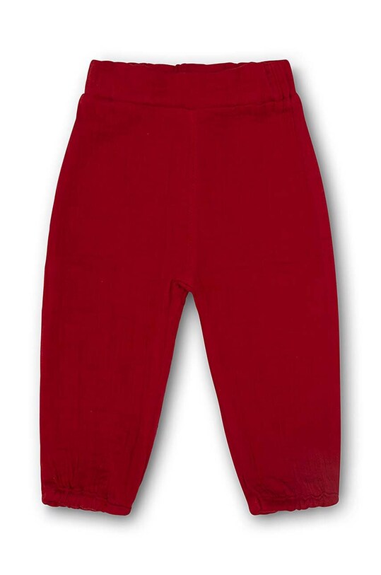 Дитячі бавовняні штани That's mine бавовна бордо 024451.