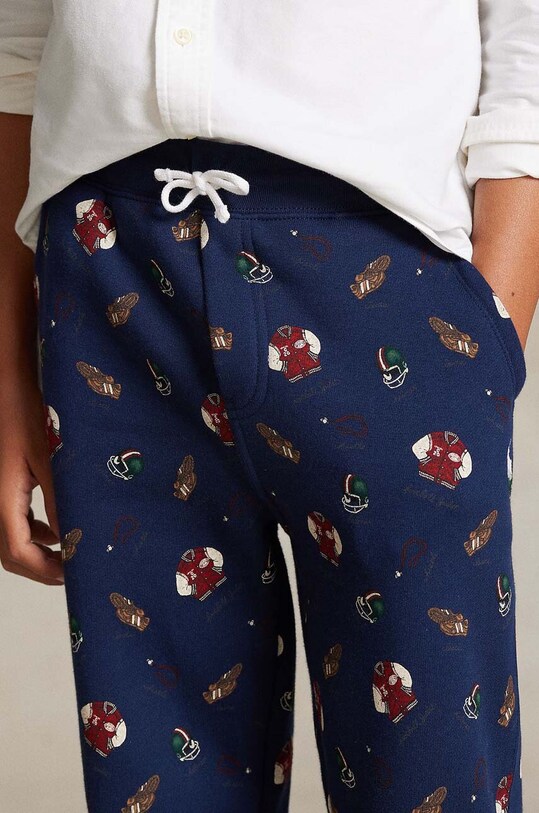 Polo Ralph Lauren spodnie dresowe dziecięce granatowy 323917549001