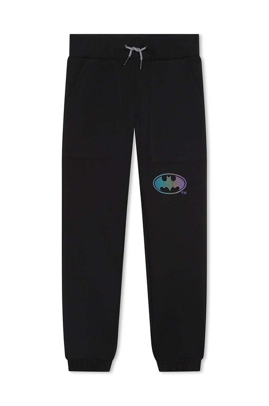 Dkny spodnie dresowe bawełniane dziecięce D54005.102.108 czarny AW23