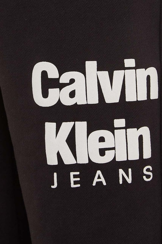 Calvin Klein Jeans spodnie dresowe dziecięce czarny IB0IB01816.9BYX