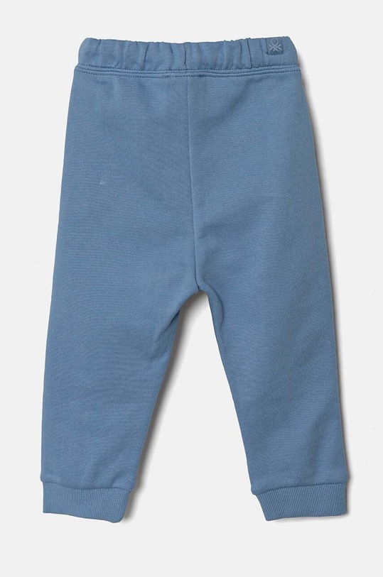 United Colors of Benetton spodnie dresowe bawełniane dziecięce 3J68GF027.P.SEASONAL niebieski AW24
