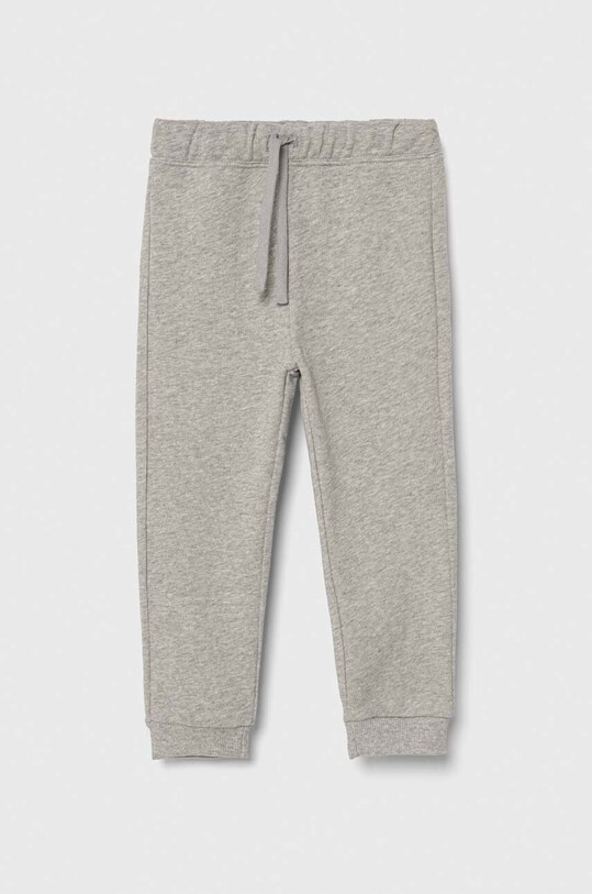 United Colors of Benetton spodnie dresowe bawełniane dziecięce bawełna szary 3J68GF027.P.SEASONAL