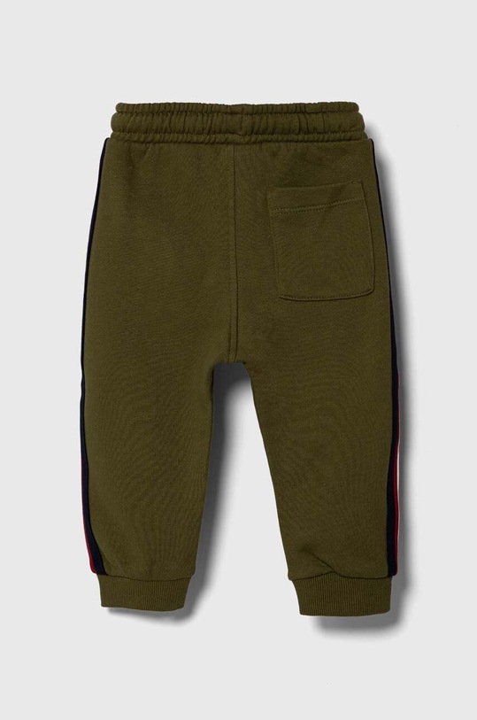 United Colors of Benetton gyerek pamut melegítőnadrág 3J68GF02T.P.SEASONAL zöld AW23