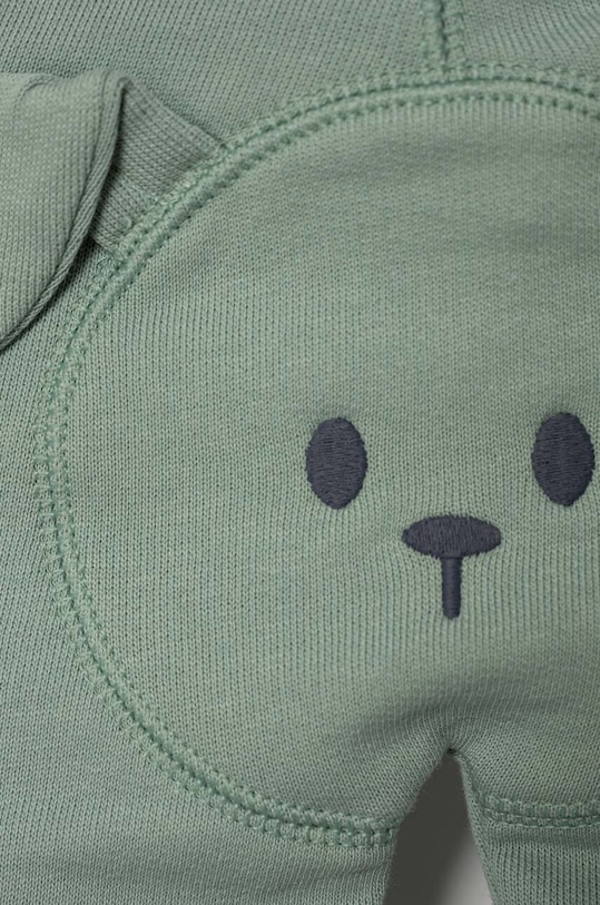 Fiú United Colors of Benetton baba pamut melegítőnadrág 3J70AF013.W.SEASONAL zöld