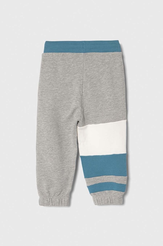 Sisley spodnie dresowe bawełniane dziecięce 3J68XF011.G.SEASONAL szary AW23