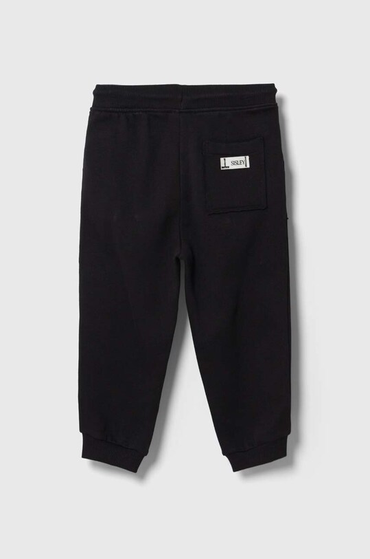 Detské tepláky Sisley 3J73XF018.G.SEASONAL čierna AW23