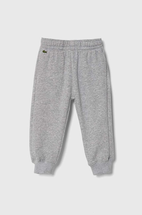Lacoste spodnie dresowe dziecięce dzianina szary XJ9728