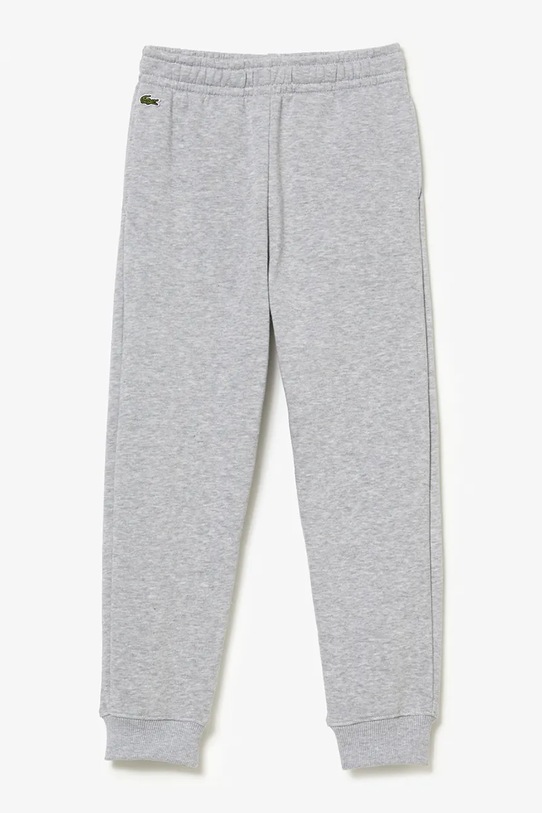 Otroški spodnji del trenirke Lacoste Pletenina siva XJ9728