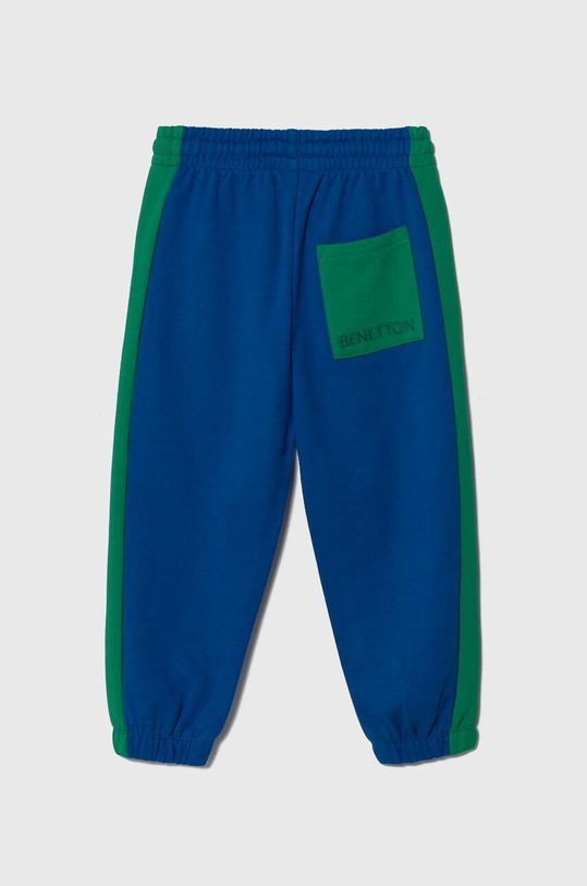 United Colors of Benetton spodnie dresowe bawełniane dziecięce 3FPPCF03W.G.SEASONAL niebieski AW23
