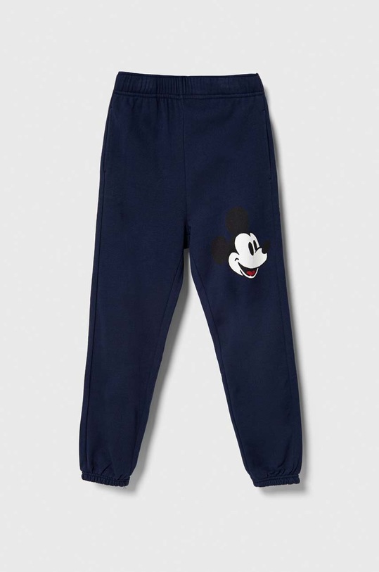 United Colors of Benetton gyerek pamut melegítőnadrág x Disney dzsörzé sötétkék 3J68CF04K.G.SEASONAL