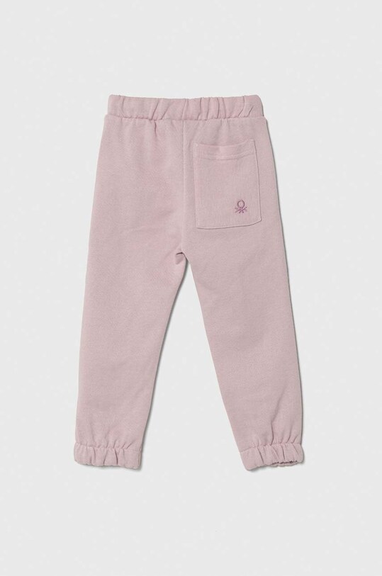 United Colors of Benetton spodnie dresowe bawełniane dziecięce x Disney 3J68GF03G.P.SEASONAL fioletowy AW23
