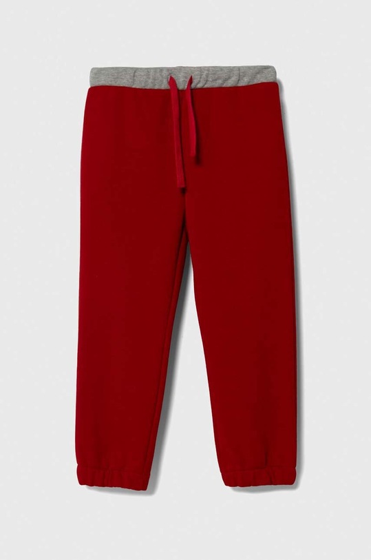 United Colors of Benetton spodnie dresowe dziecięce wzorzyste czerwony 3PANGF02R.P.SEASONAL
