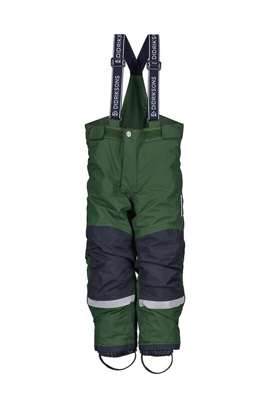 Didriksons pantaloni de schi pentru copii IDRE KIDS PANTS 504357 verde AW24
