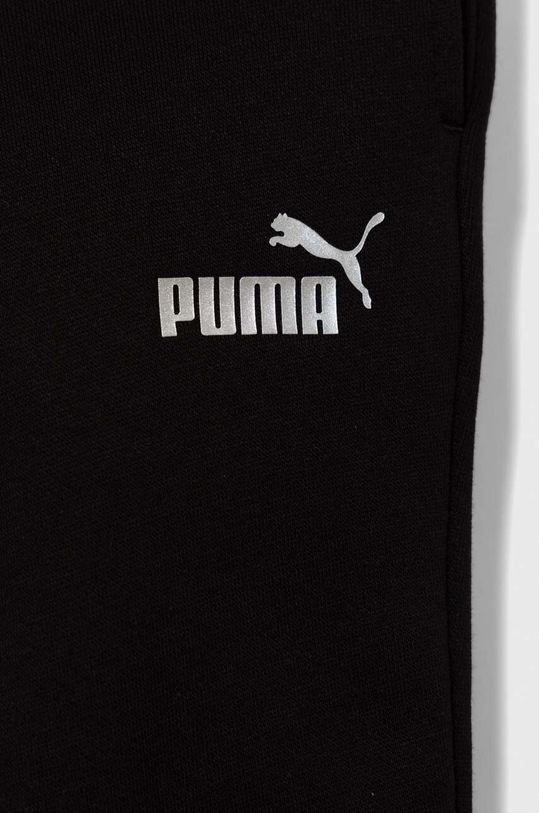 Chlapec Detské tepláky Puma ESS+ Sweatpants FL cl G 672114 čierna