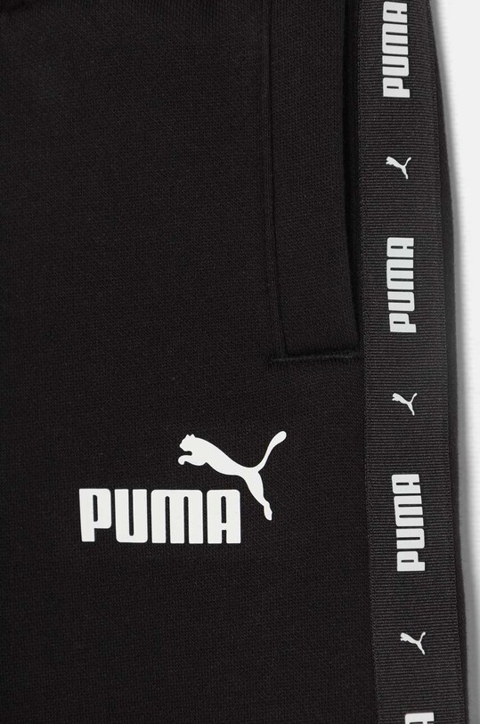 Băieți Puma pantaloni de trening pentru copii ESS Tape Sweatpants FL cl B 847302 negru