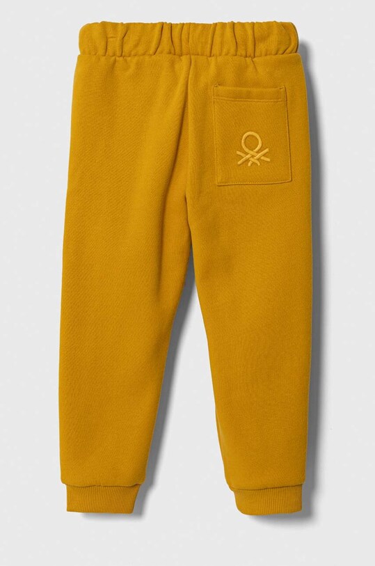 United Colors of Benetton spodnie dresowe dziecięce 3EB5GF030.P.SEASONAL żółty AW23