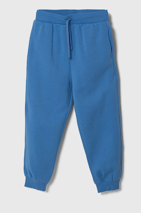 United Colors of Benetton spodnie dresowe dziecięce dzianina niebieski 3N2ZCF04I.G.SEASONAL