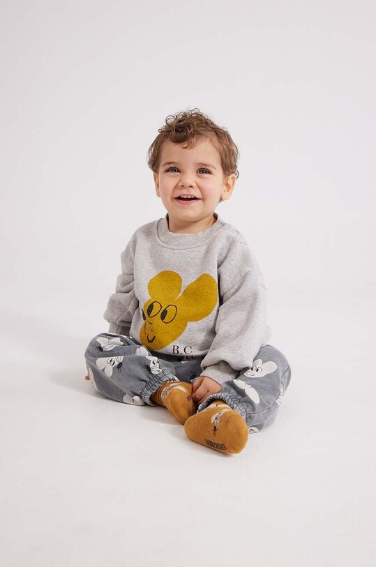 Βρεφικό φούτερ Bobo Choses 223AB062 γκρί