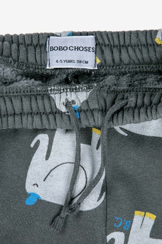 Bobo Choses spodnie dresowe bawełniane dziecięce szary 223AC067