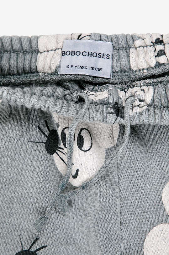 Bobo Choses spodnie dresowe bawełniane dziecięce szary 223AC068
