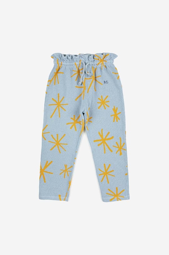 Dětské bavlněné tepláky Bobo Choses 223AC072 modrá AW23