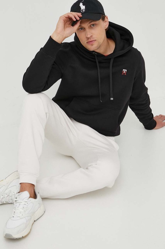 Tommy Hilfiger spodnie dresowe MW0MW32059 beżowy AW23