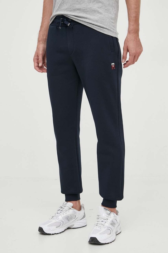 Tommy Hilfiger spodnie dresowe dzianina granatowy MW0MW32059