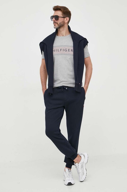 Παντελόνι φόρμας Tommy Hilfiger MW0MW32059 σκούρο μπλε AW23