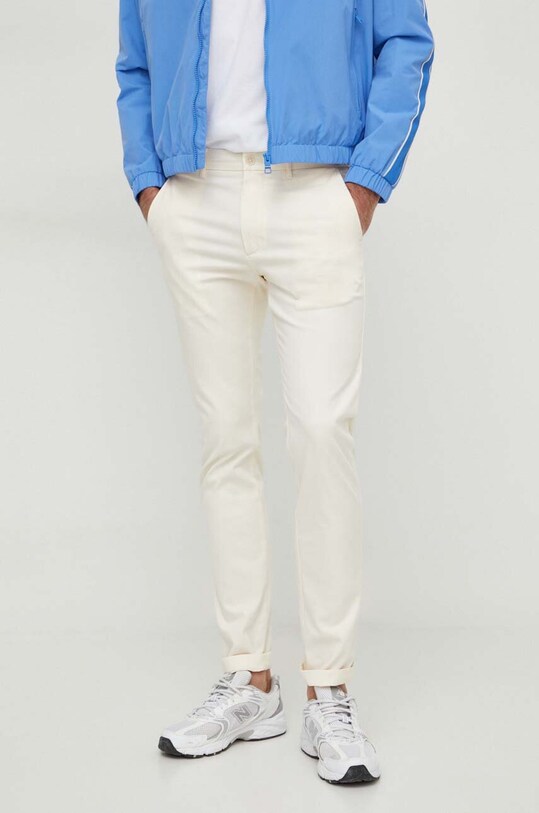 Брюки Tommy Hilfiger ткань бежевый MW0MW26619