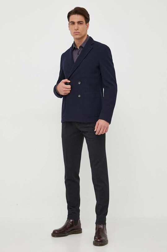 Παντελόνι Tommy Hilfiger MW0MW32124 σκούρο μπλε AW23